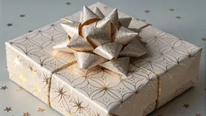 how can you make a stunning gift bow out of wrapping paper