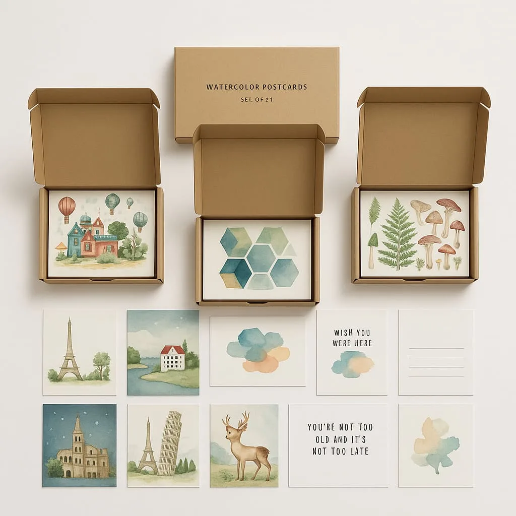 Custom Travel Postcards Featuring Scenic Destinations