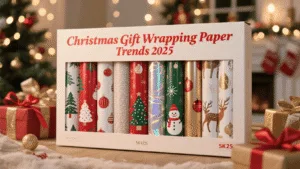 christmas gift wrapping paper trends 2025
