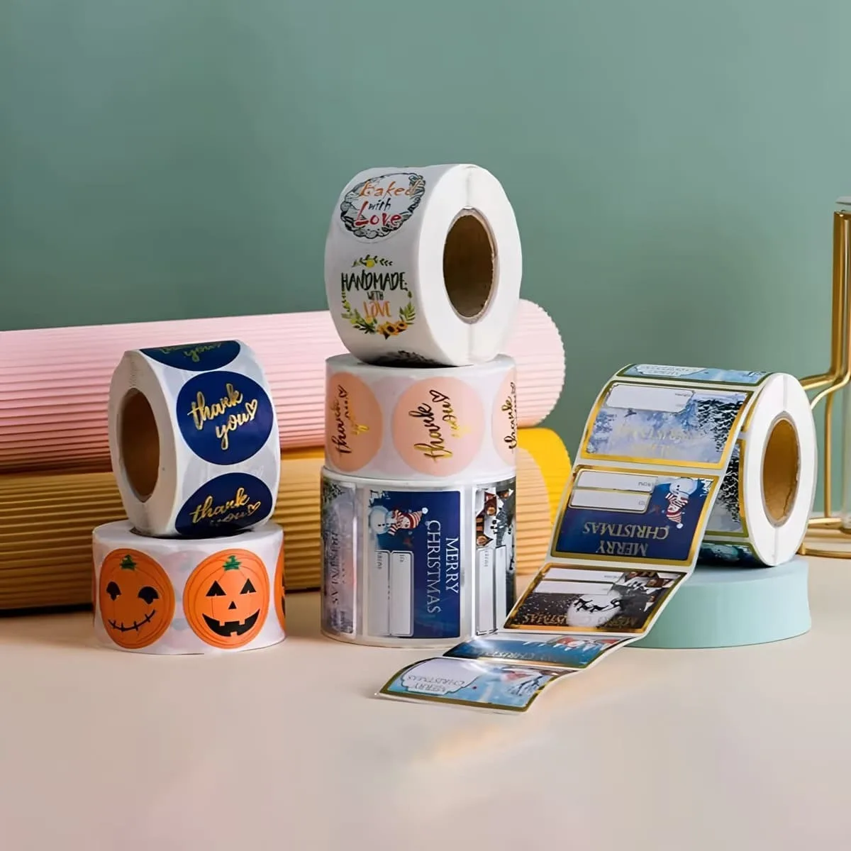 Custom Roll Stickers - Professional Branded Stickers for Business