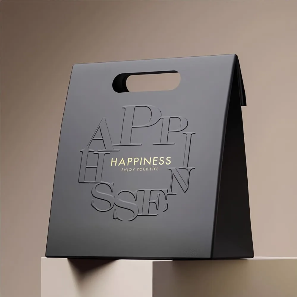 Die-cut Paper Bag Handles Minimalist