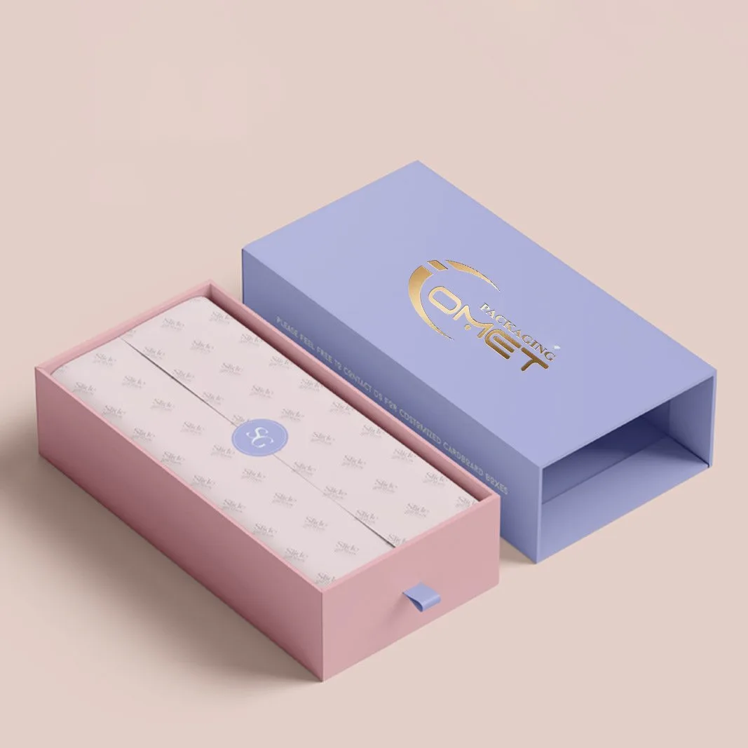 Sophisticated sliding drawer boxes