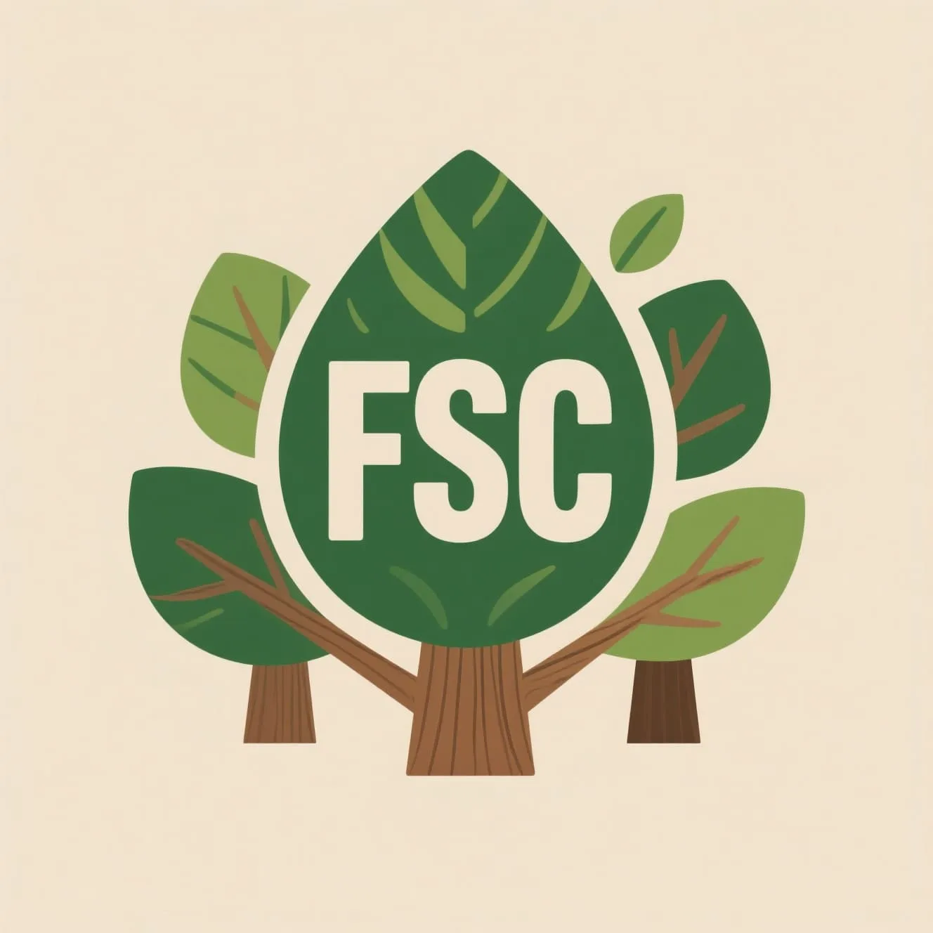FSC certified paper roll in a factory