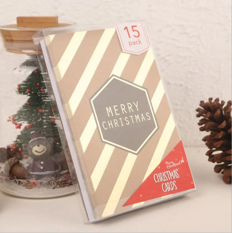 PVC Box Packaging for Greeting Cards - Crystal Clear Display