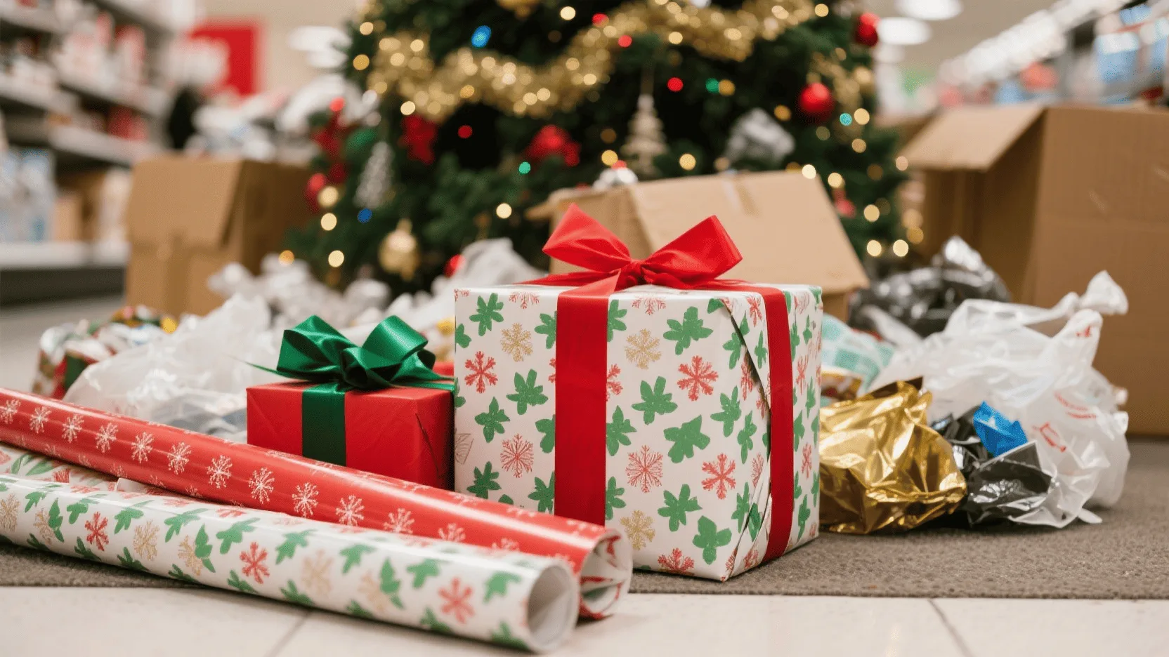 holiday waste reality check how retailers can cut returns and trash with better christmas gift wrapping paper