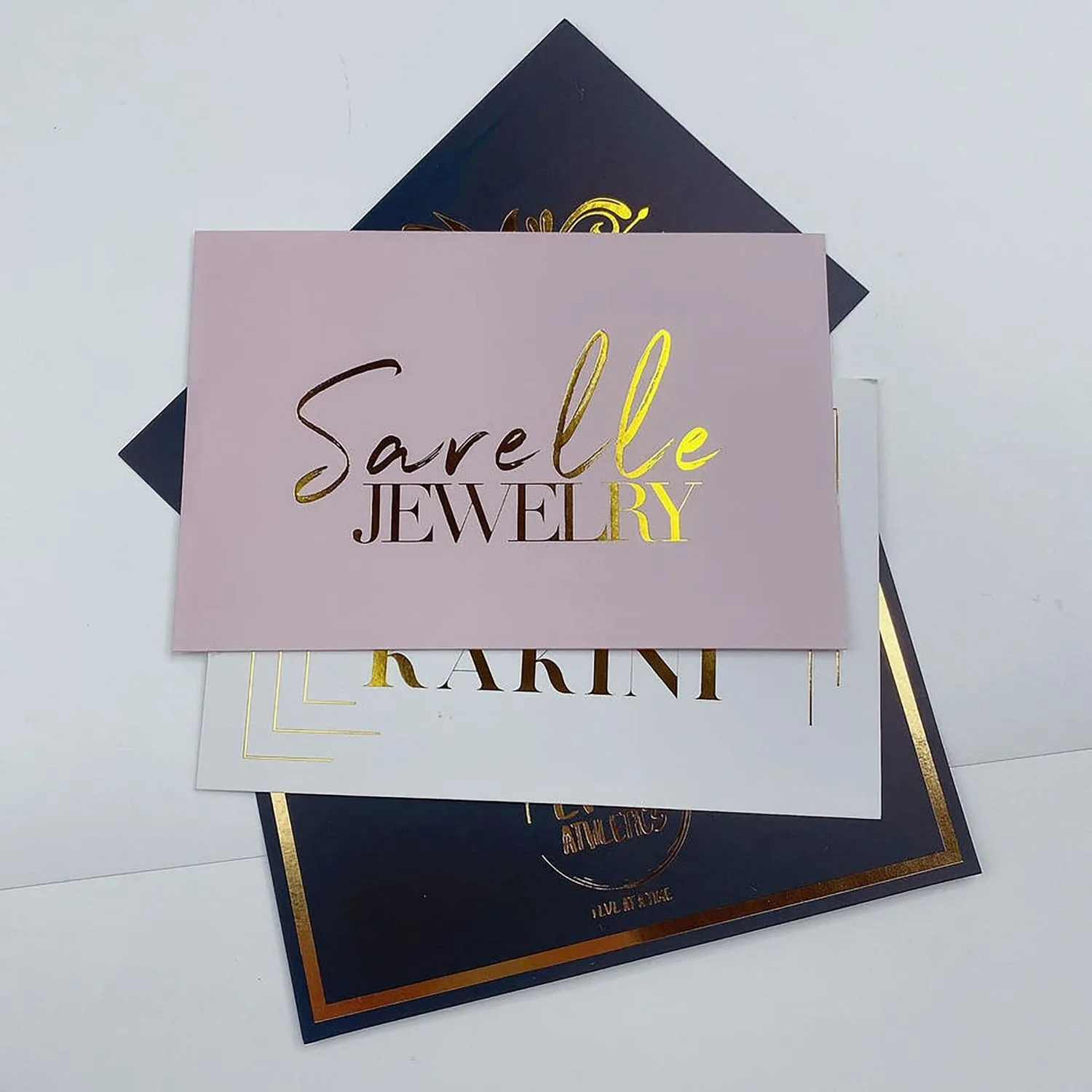 Custom Luxury Hot Foil Stamping for Premium Tags and Cards