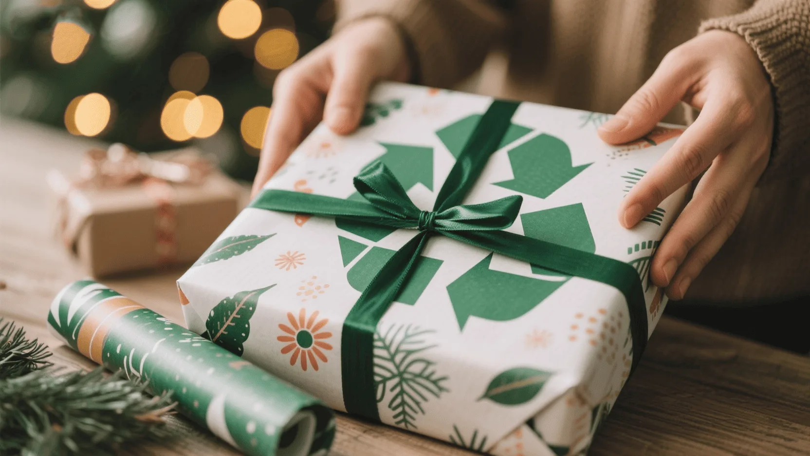 how can you make your gift wrapping paper truly recyclable