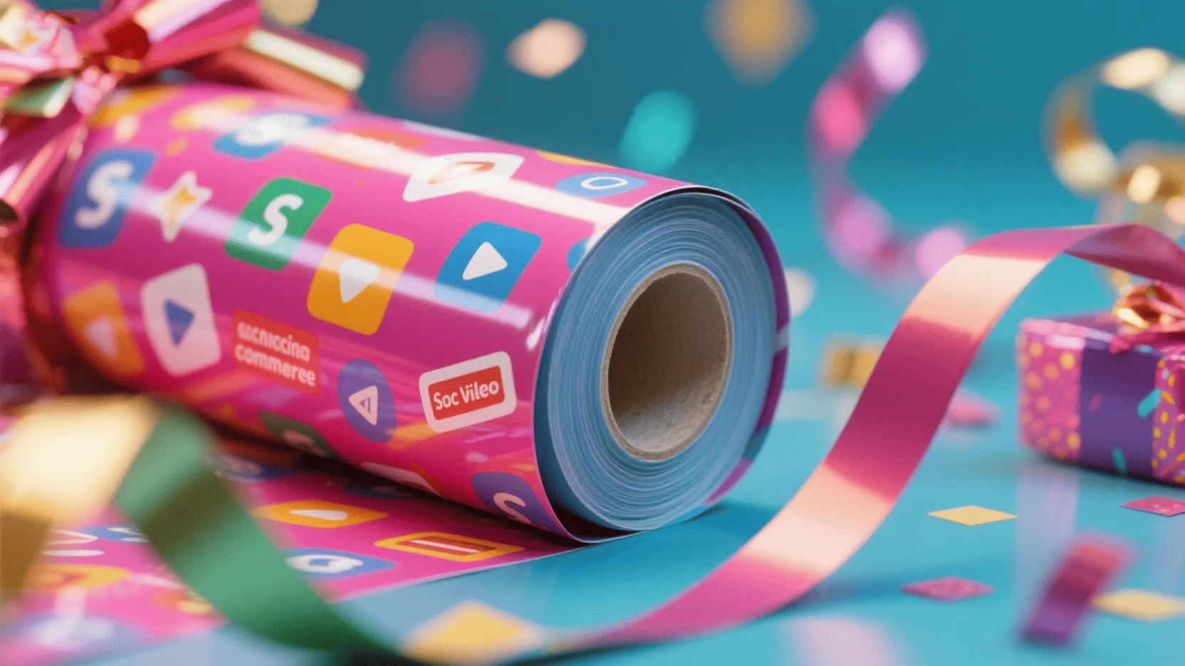 how can your wrapping paper drive social commerce and viral unboxing videos