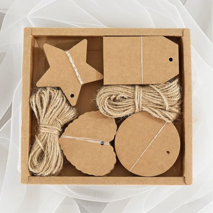 Blank Kraft Gift Tags - DIY Customizable Tags for All Occasions