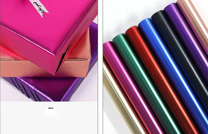 Foiled Paper for Luxury Gift Wrapping