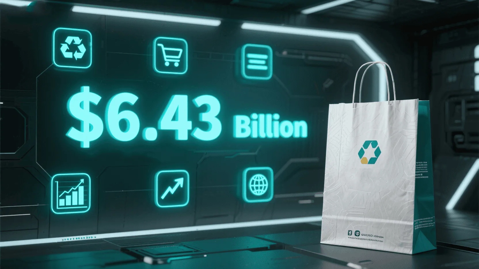 paper bag market growth to hit 6.43 billion