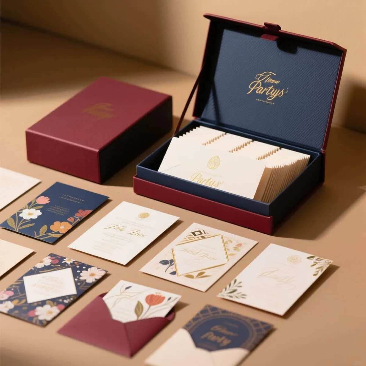 Personalized Party Invitation Cards with Fun Themes