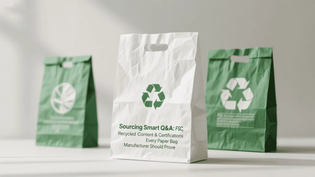 sourcing smart q&a fsc, recycled content & certifications every paper bag manufacturer should prove