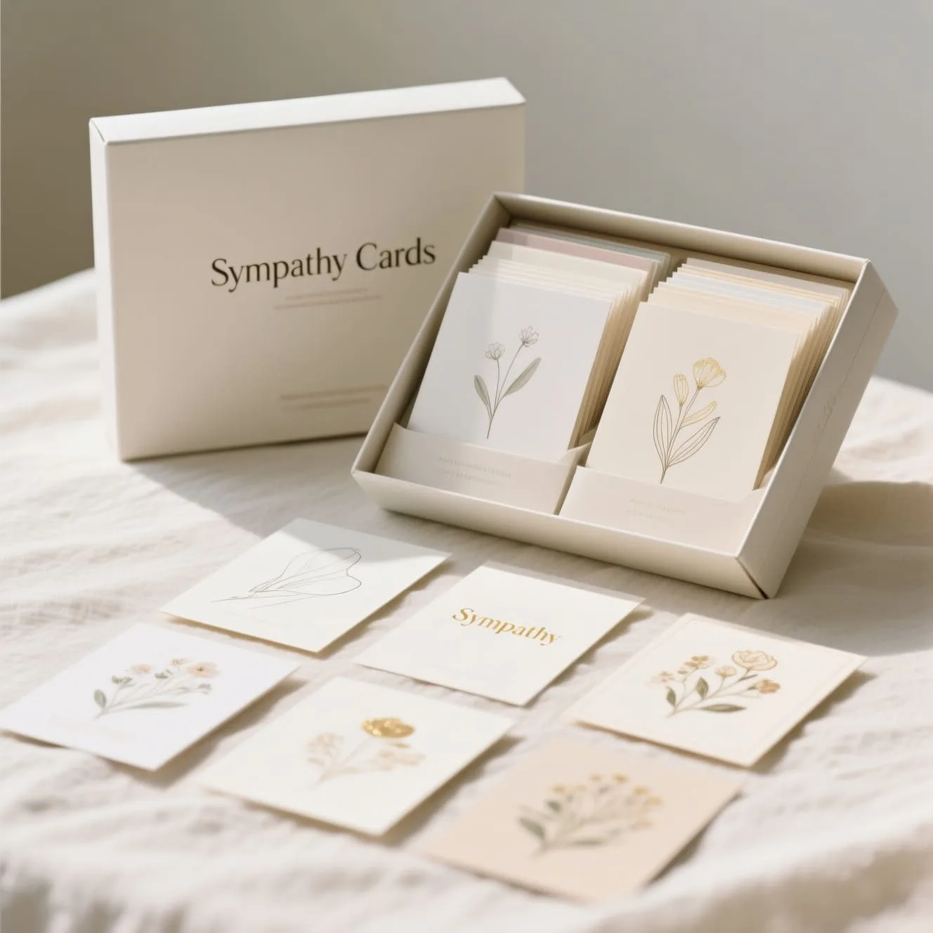 Custom Sympathy Greeting Cards Offering Comfort and Support