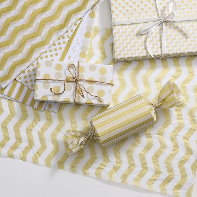 Soft white tissue paper for gift wrapping