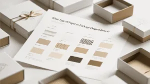 what type of paper to package elegant boxes