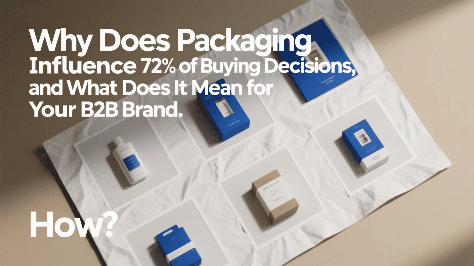 why does packaging influence 72 of buying decisions, and what does it mean for your b2b brand
