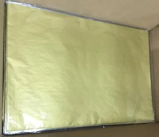 Flat Sheet Custom Wrapping Paper in OPP Bag Packaging