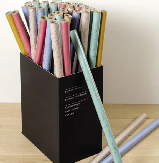 Premium Display Box Packaging for Custom Wrapping Paper