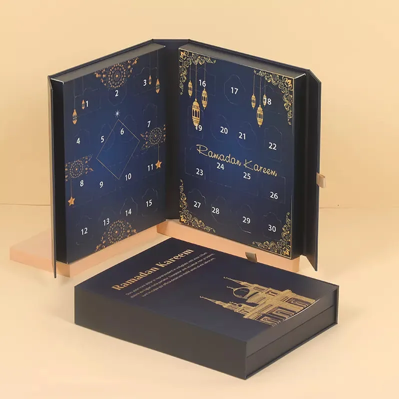 Advent calendar chocolate boxes with custom printing