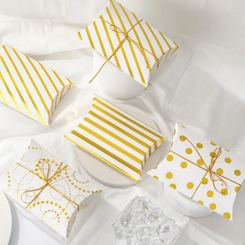 Candy pillow boxes for favors and confectionery