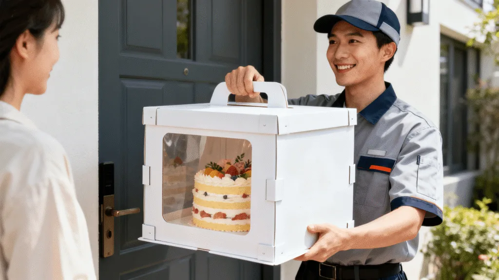 how can smart cake box design prevent damage in last mile delivery