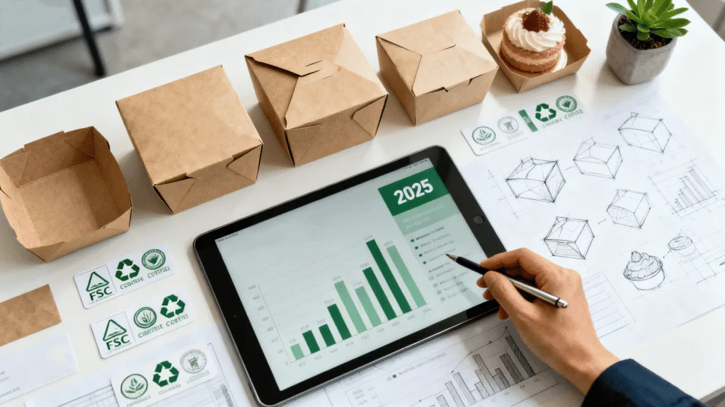how can you navigate costs and certifications for sustainable dessert paper boxes in 2025