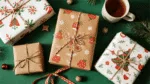 how to balance festive designs with eco friendly kraft paper for christmas gift wraps