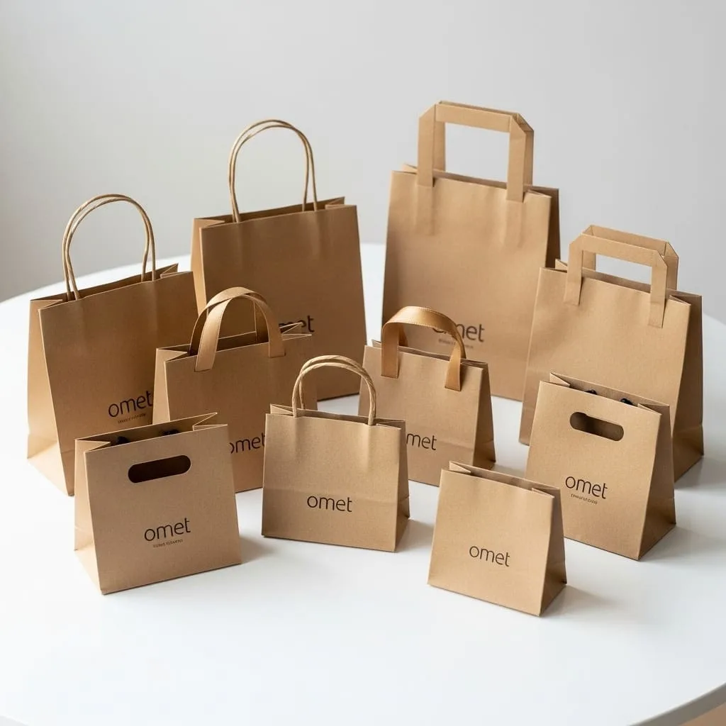 Custom Special Paper Bag Handles Unique Design