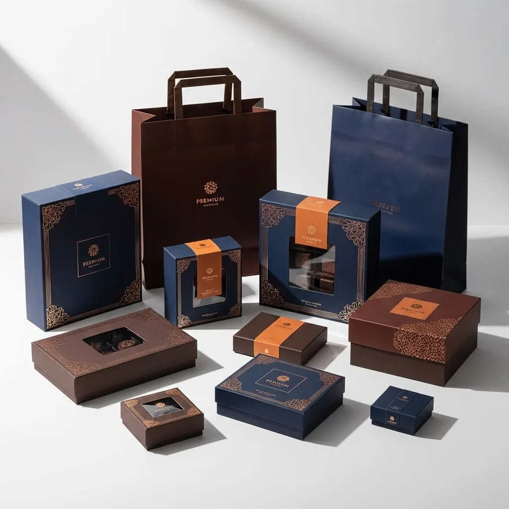 Premium Chocolate Boxes with custom inserts and premium finishes