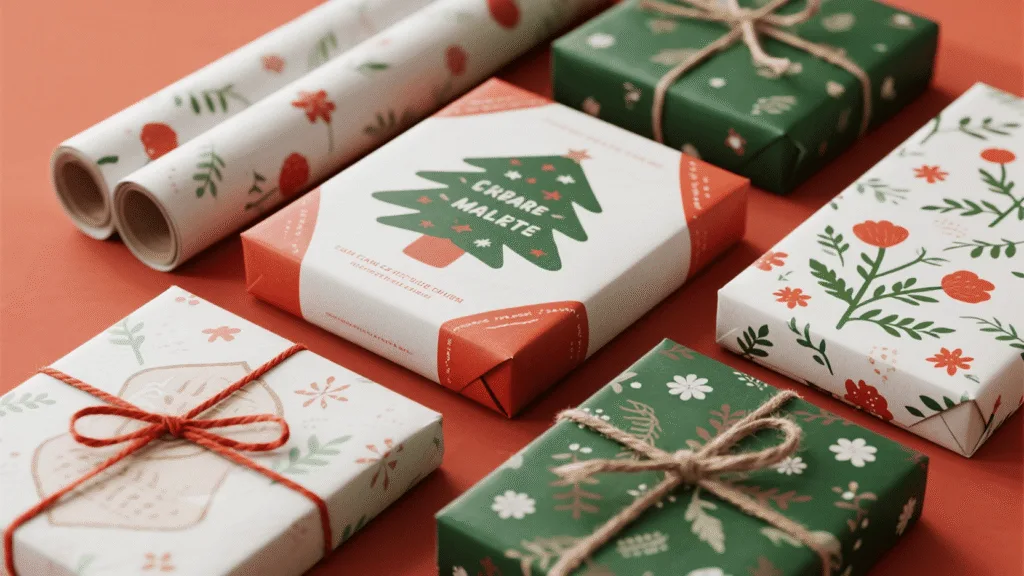 can white kraft wrapping paper be customized with high end printing or finishes