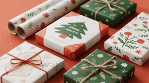 can white kraft wrapping paper be customized with high end printing or finishes