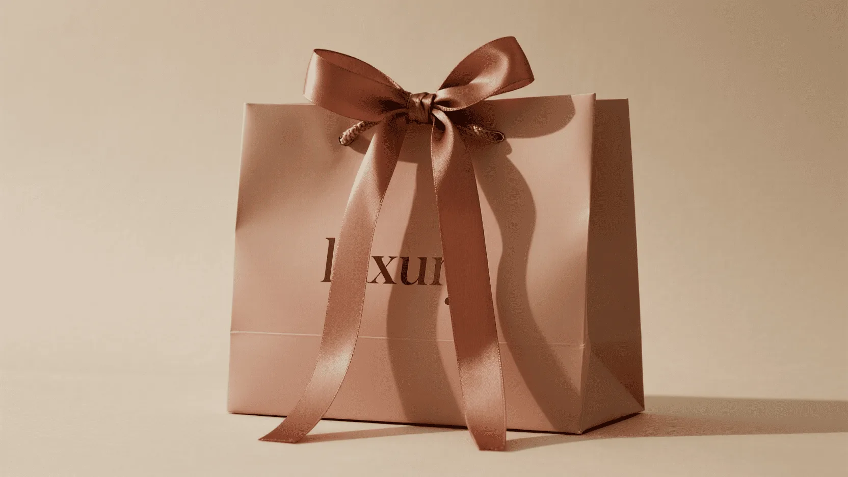 A close-up of a luxury bag handle made of soft ribbon, securely attached to the bag with a neat finish.