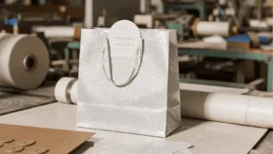 what are the supply chain & cost implications for manufacturing glitter paper bags at scale