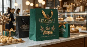 Luxury Food Packaging Paper Bags Design Ideas for High-End Bakeries and Gourmet Gift Stores