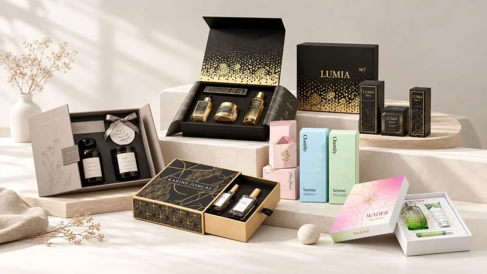 Cosmetic packaging boxes