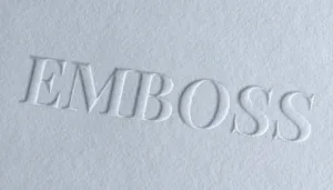 embossing finish