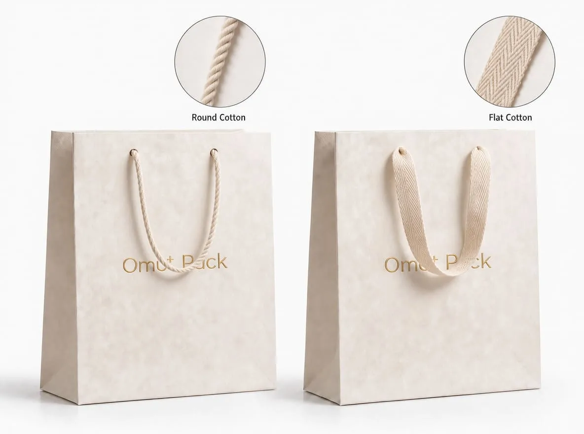 Cotton handle paper bags