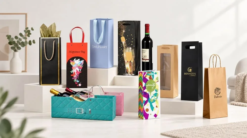 Wine and beverage paper bags