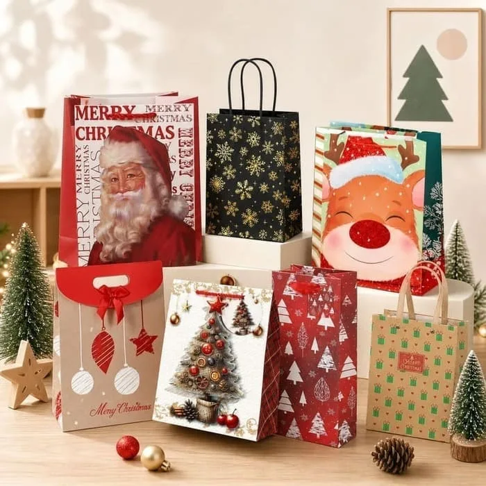 christmas gift paper bags