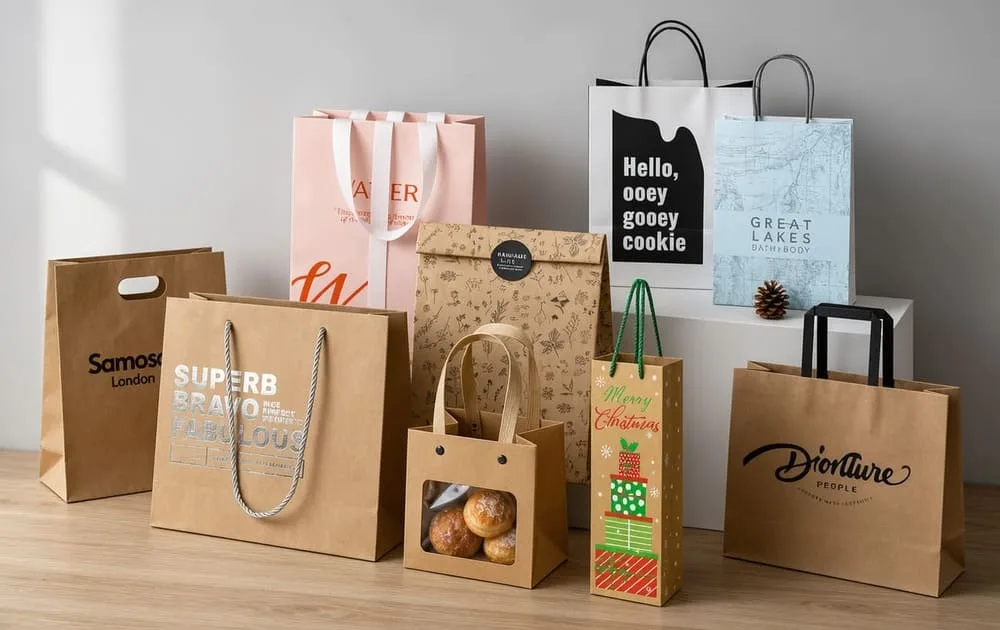 Eco-friendly kraft paper bags