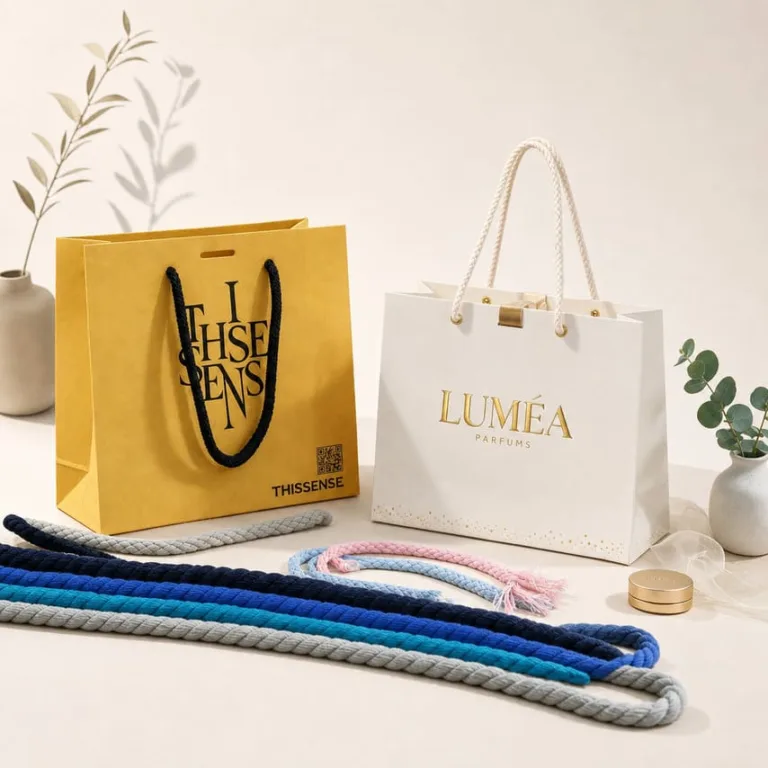 paper bags with cotton rope