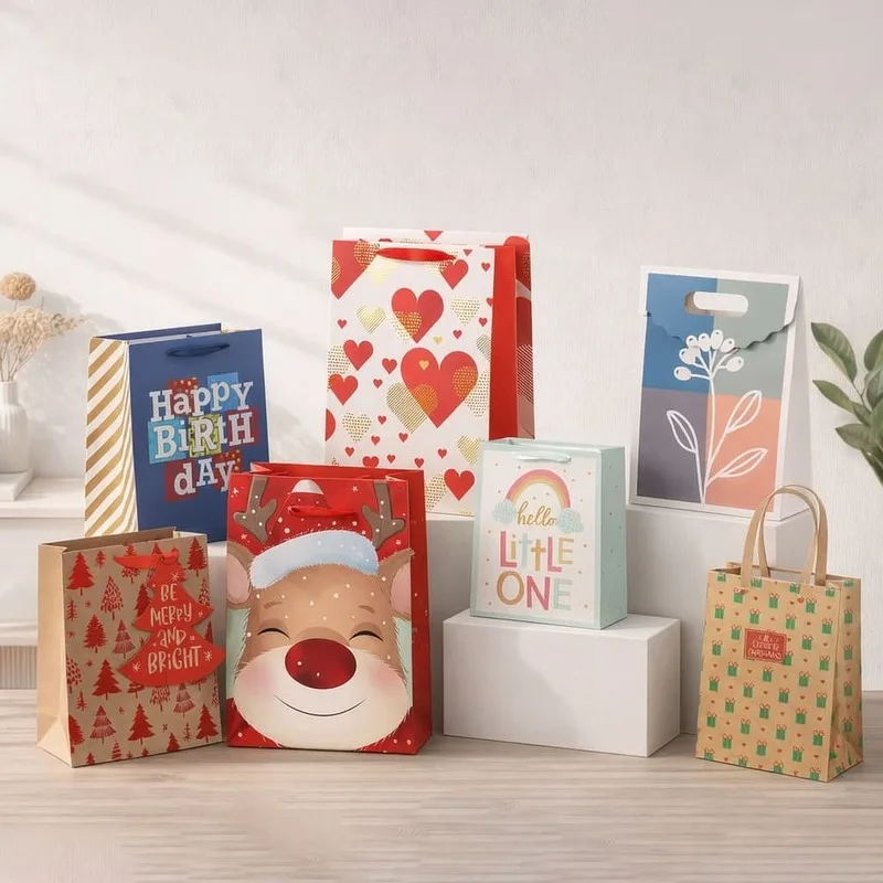 seasonal gift paper bags for all occasions