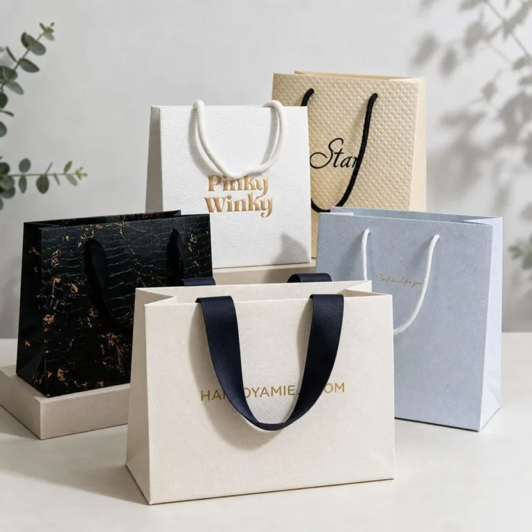 specialty textured paper bag