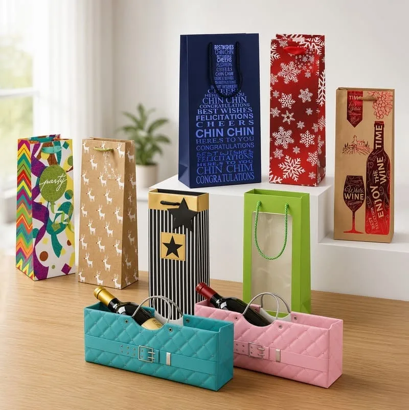 wine bottle paper bags