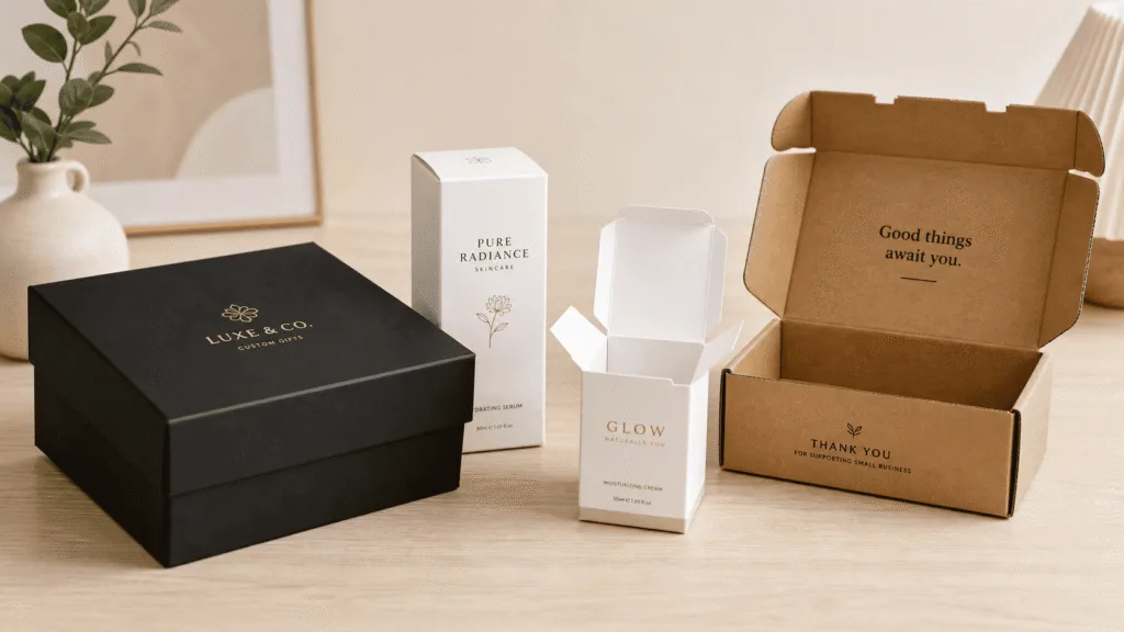an overview of the main categories of custom paper boxes
