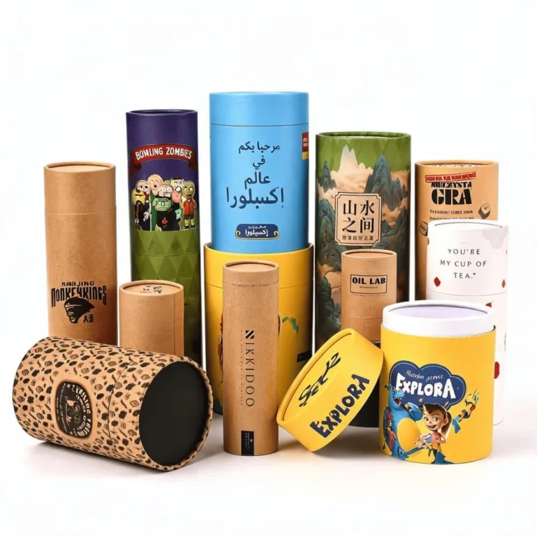 food oriented paper canister packaging
