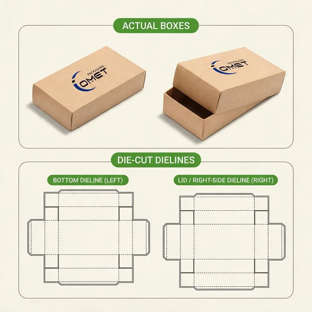 two piece folding cartons