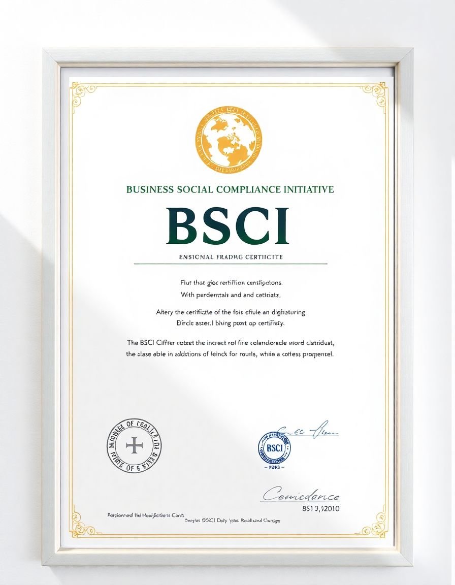 BSCI Certificate