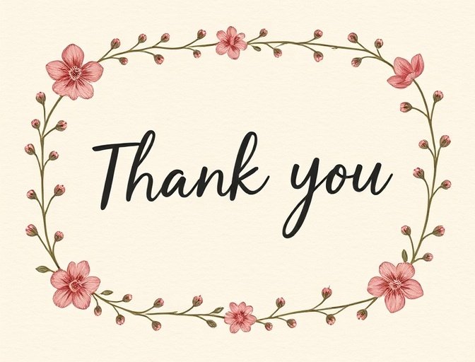 Personal Thank You